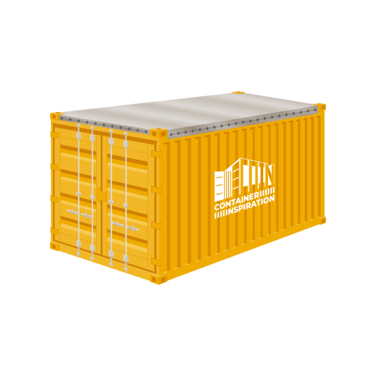 20-Fuß-Open-Top-Container mit offenem Dach für flexible Beladung und Transport