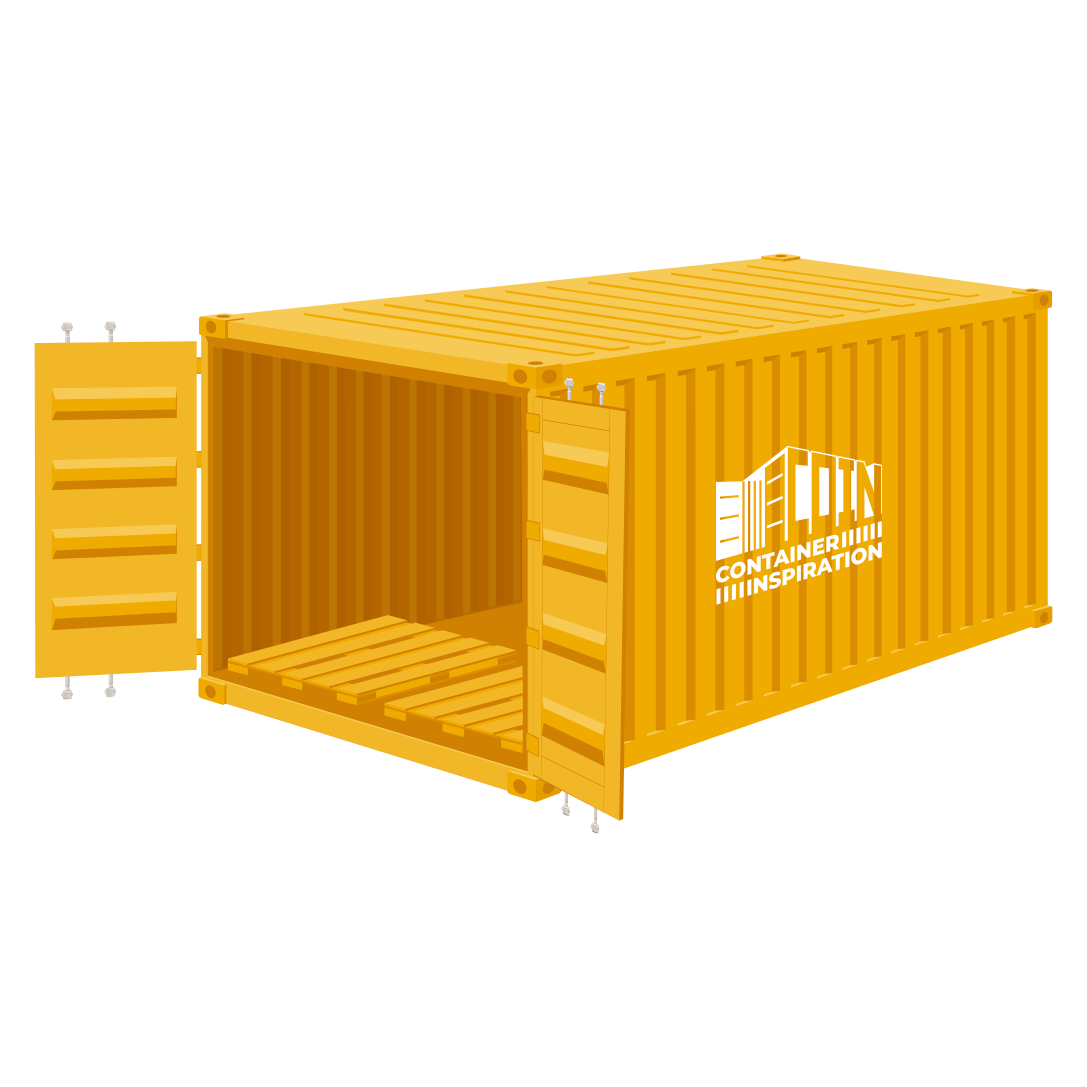 40-Fuß-High-Cube-Pallet-Wide-Container mit erhöhter Bauhöhe und breiter Innenbreite, Gesamtansicht