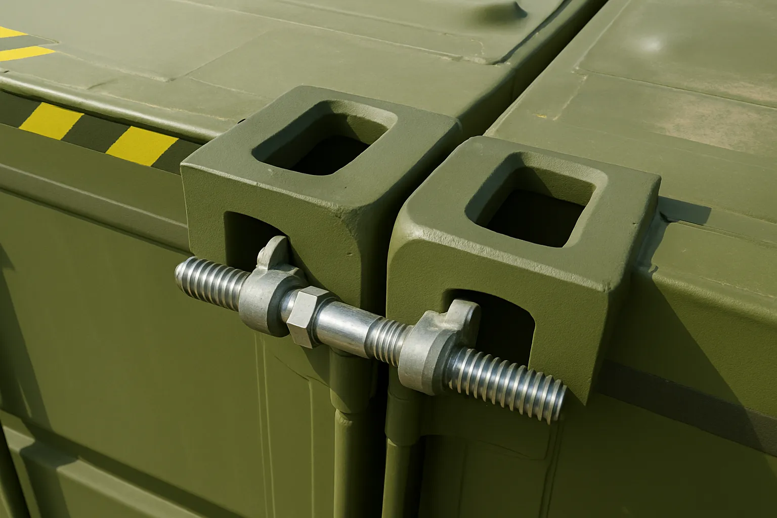 Bridge Fitting Zubehör für Container, stabile Verbindung zwischen Seecontainern