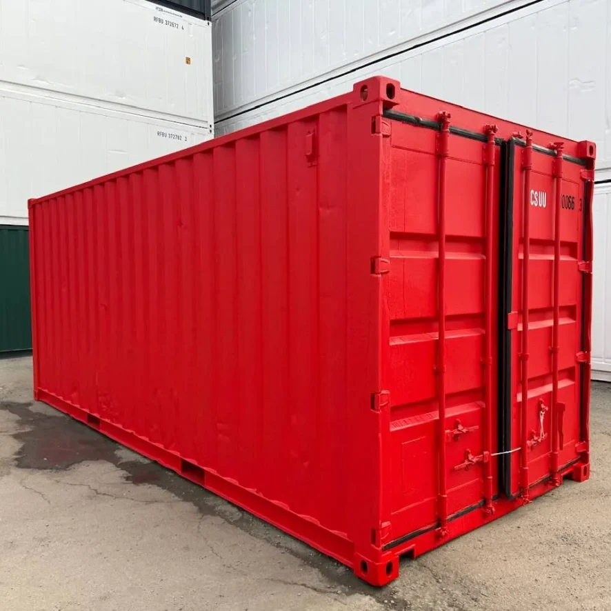 Container kaufen: Bühnencontainer mit Farbe