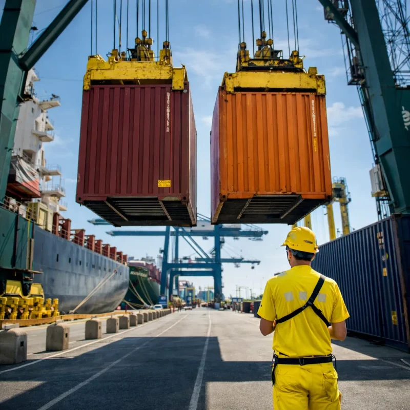 Container kaufen in Hamburg – Umschlag am Terminal