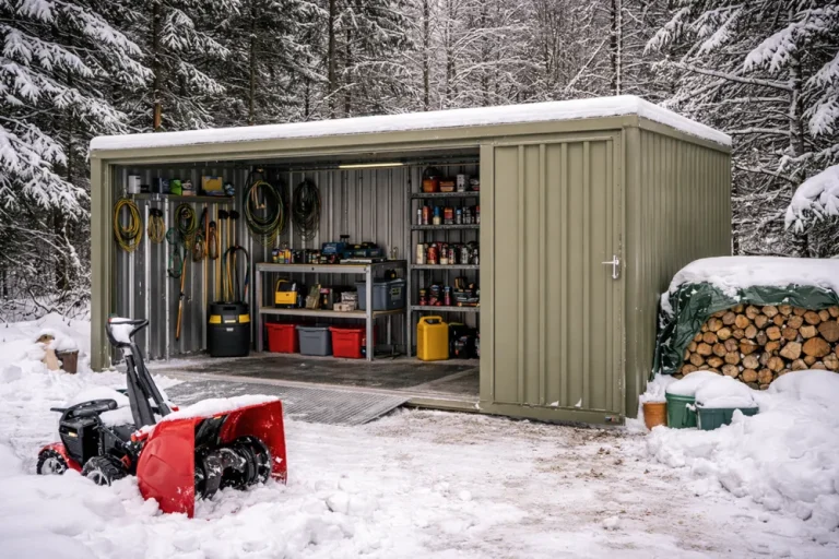 Container kaufen: Lagerfläche für Arbeitsgeräte