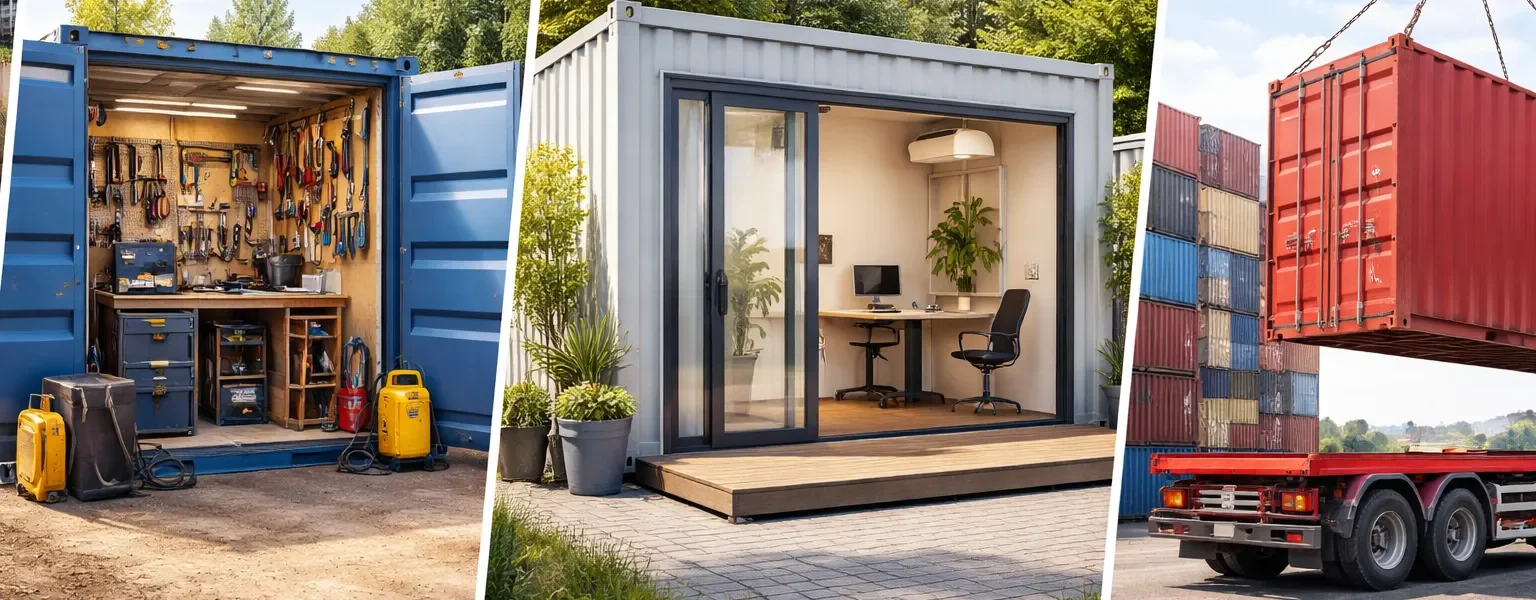 Seecontainer als Lagerlösung – Einsatzmöglichkeiten, Varianten und Lieferung