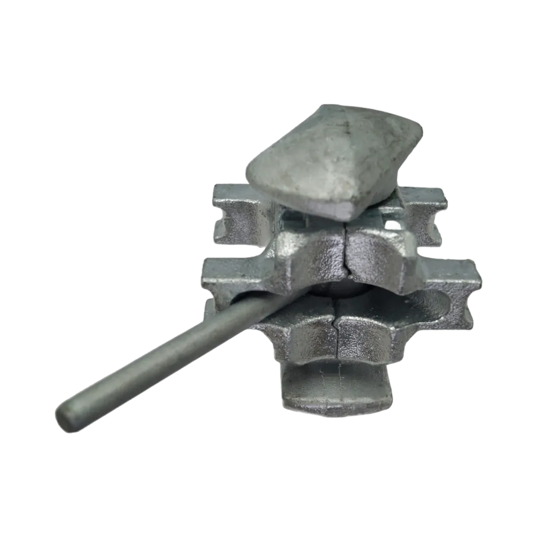 silberner Container Twistlock Verriegelung für sicheres Stapeln von Seecontainern