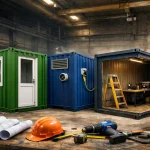 Umlackierung 20' HC Open Side in RAL 7016