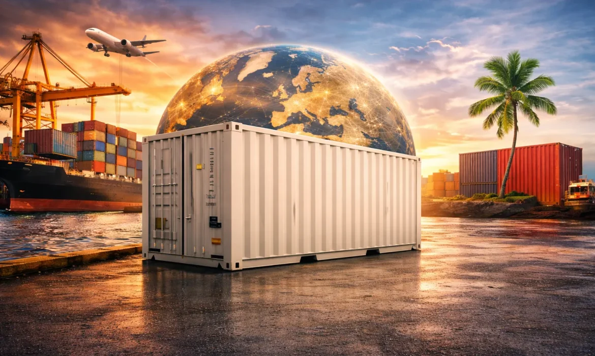 One Way Container im Hafen – nahezu neuer Seecontainer nach einmaligem Transport