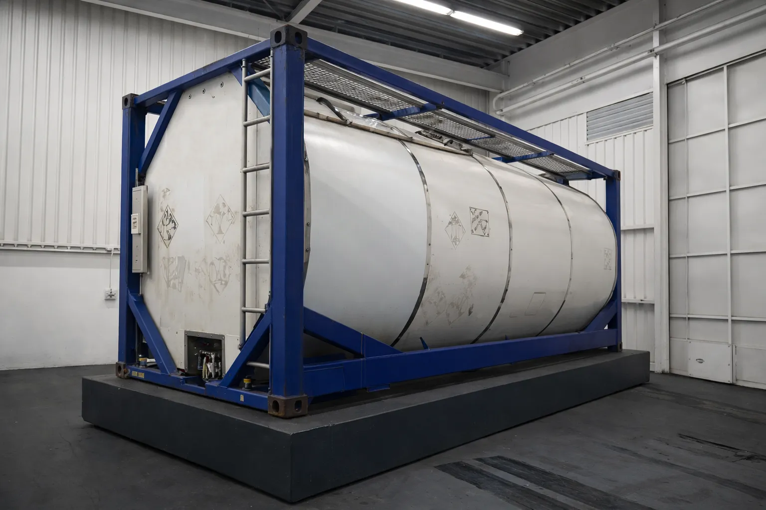 0 Fuß Tank Container – Armaturen und Anschlüsse